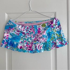 Lilly Pulitzer Postcards From Positano Swim Skirt Size 4